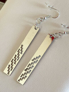 Poutama earring 45mm