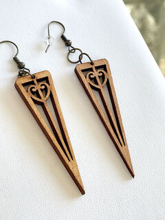 Manawa Triangle earrings 55mm